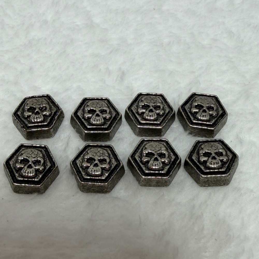 Harry Potter Hogwarts Battle Skull Tokens Lot‎ of 8